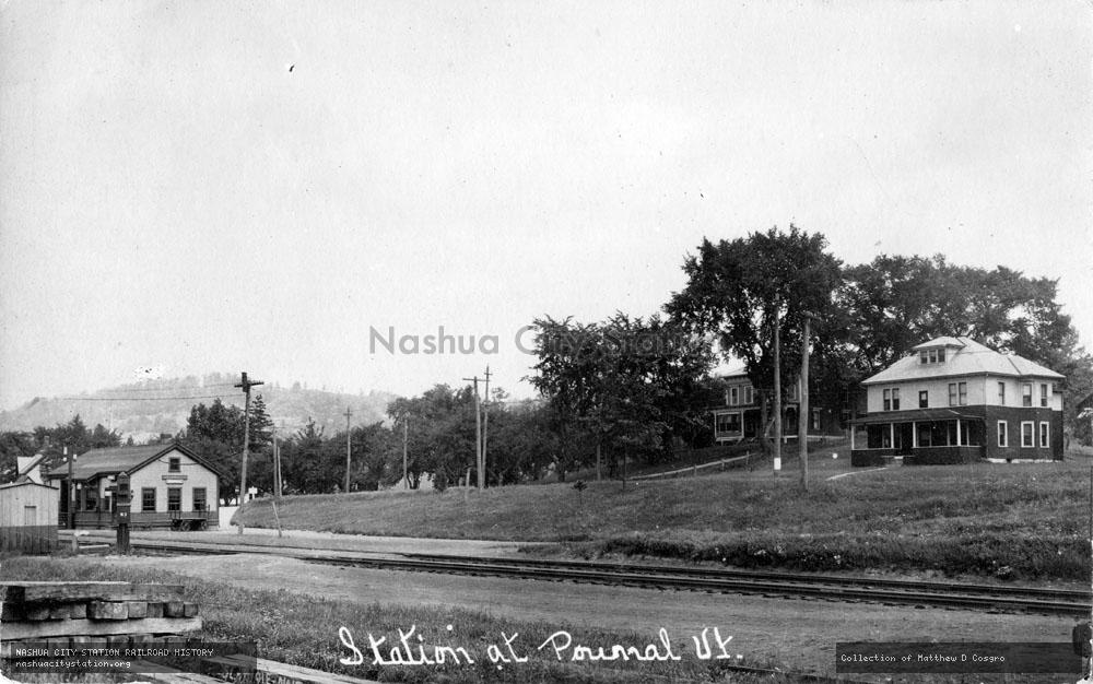 Postcard: Station at Pownal, Vermont